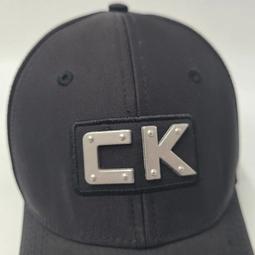 Calvin Klein Hat Strapback Black Polyester Adjustable Casual Everyday Wear Men‎